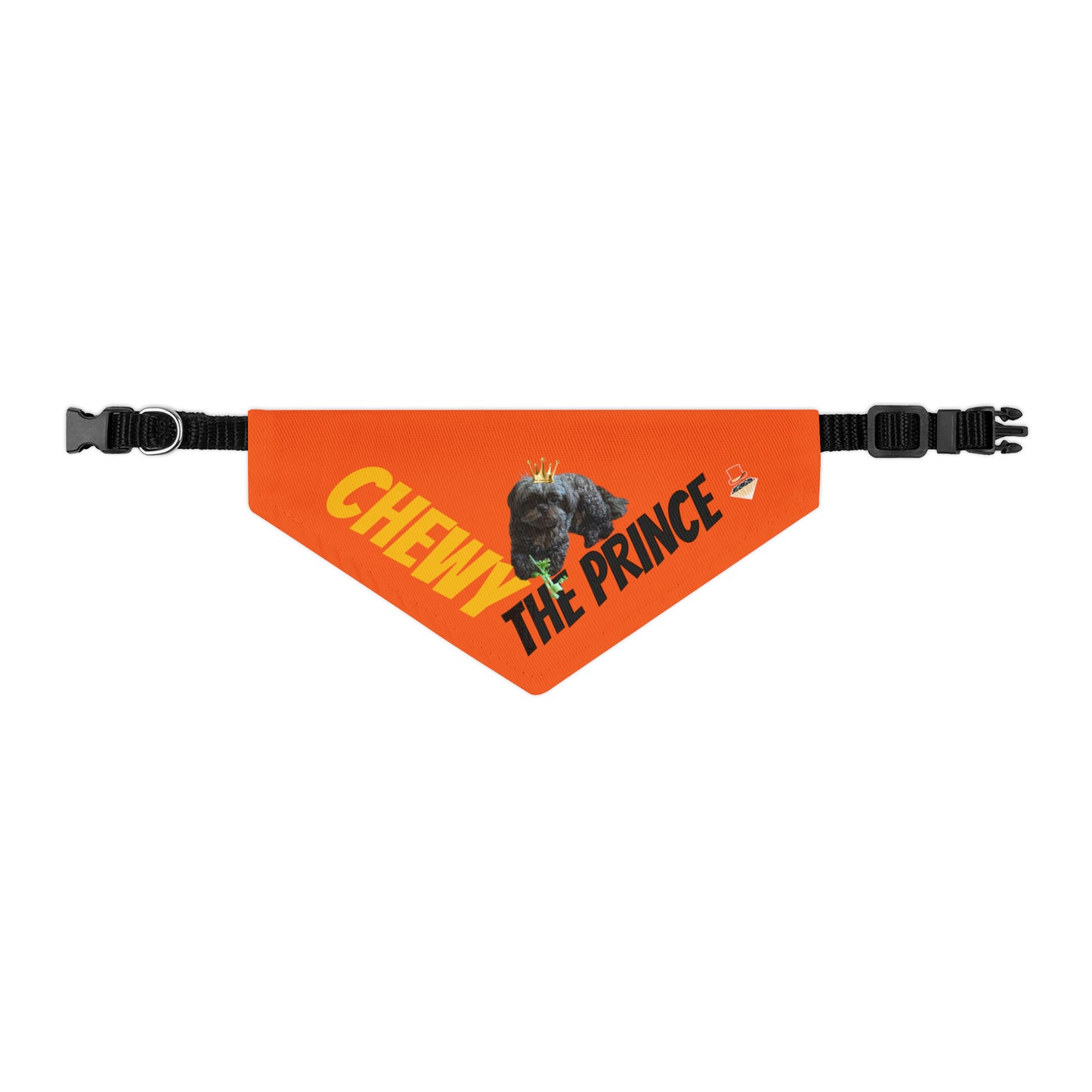 Chewy The Prince Pet Bandana Collar