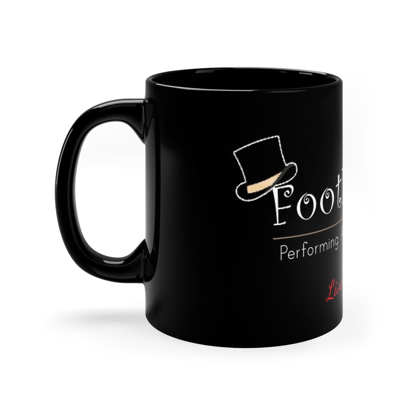 FootLights 11oz Black Mug