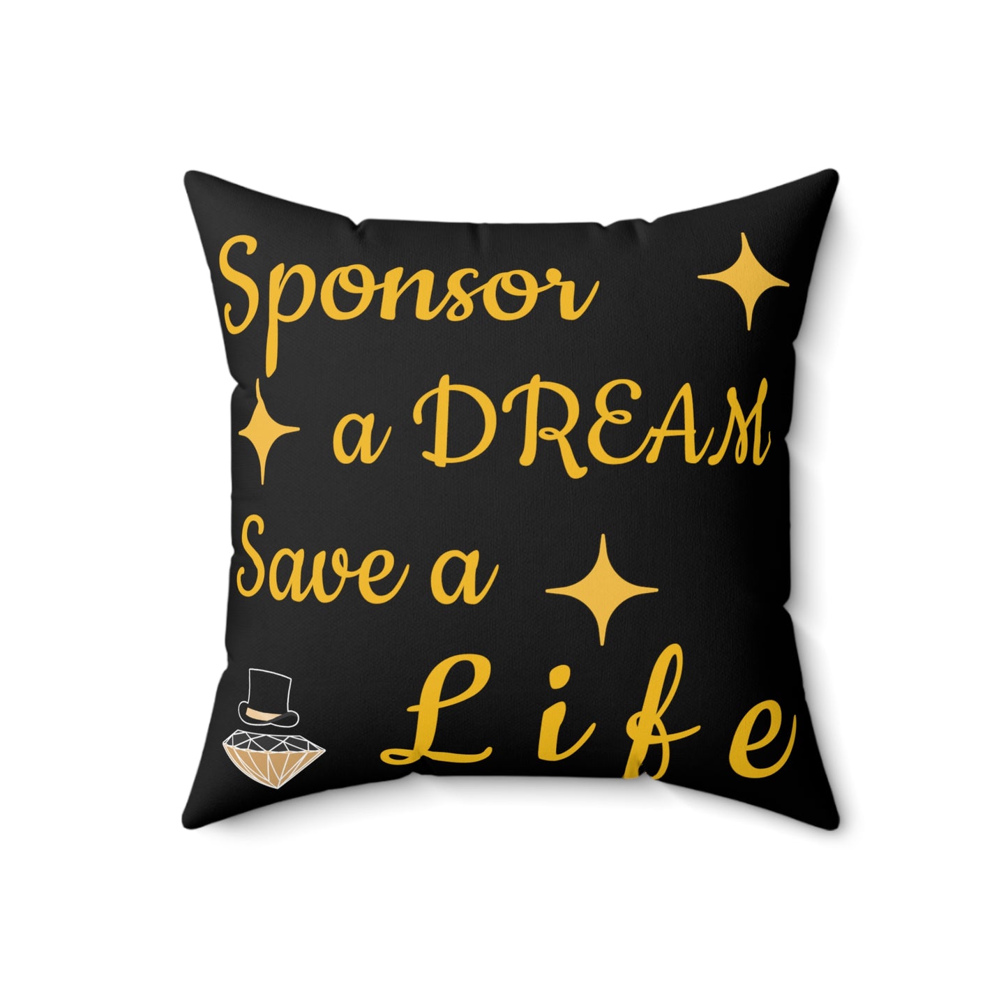 FootLights Mindful Arts Square Pillow