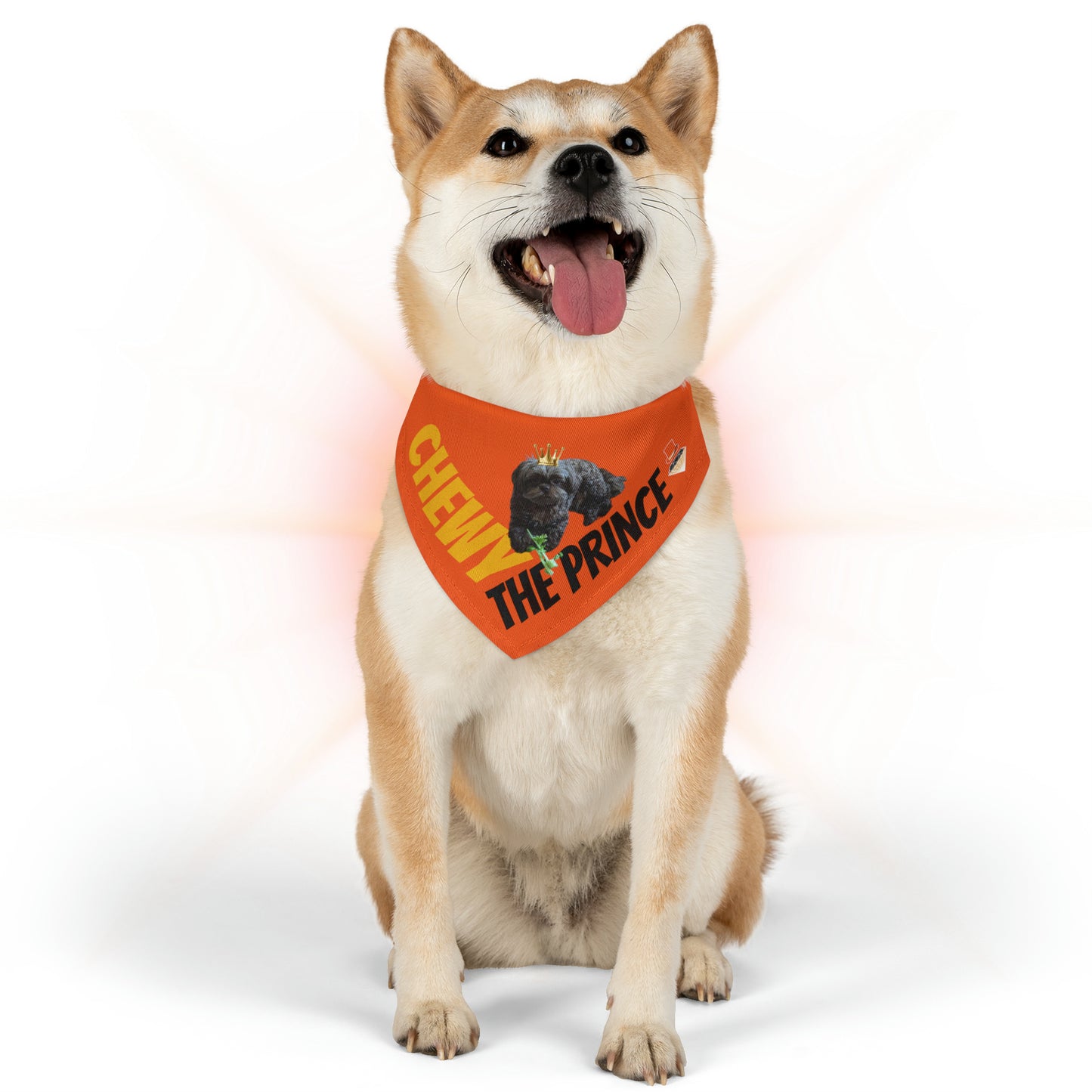 Chewy The Prince Pet Bandana Collar