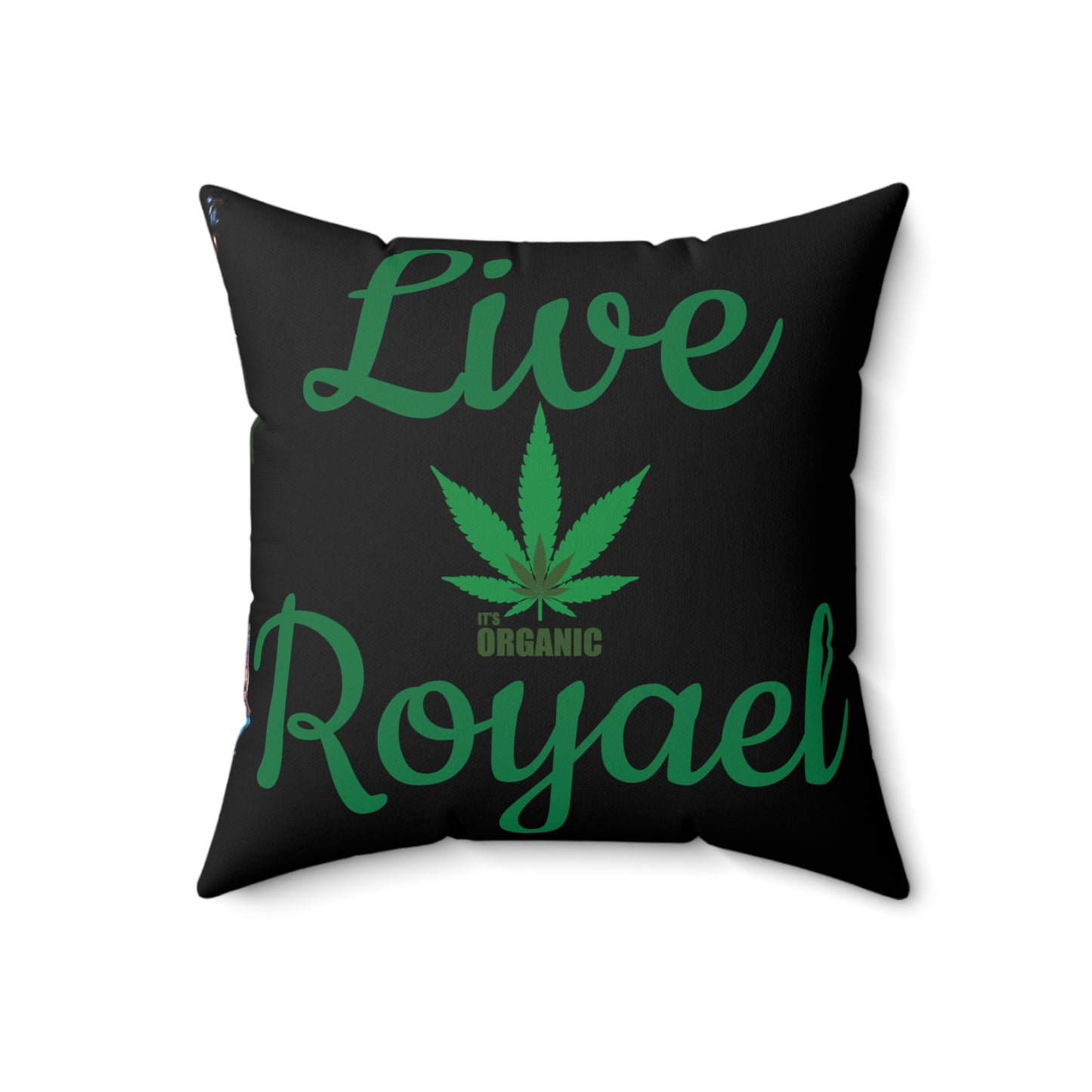 Royael Fall Goddess Spun Polyester Square Pillow