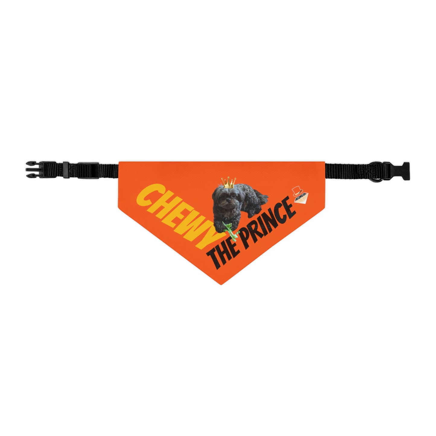 Chewy The Prince Pet Bandana Collar