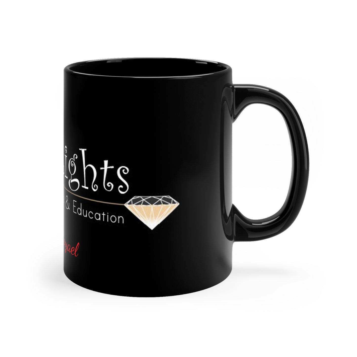 FootLights 11oz Black Mug