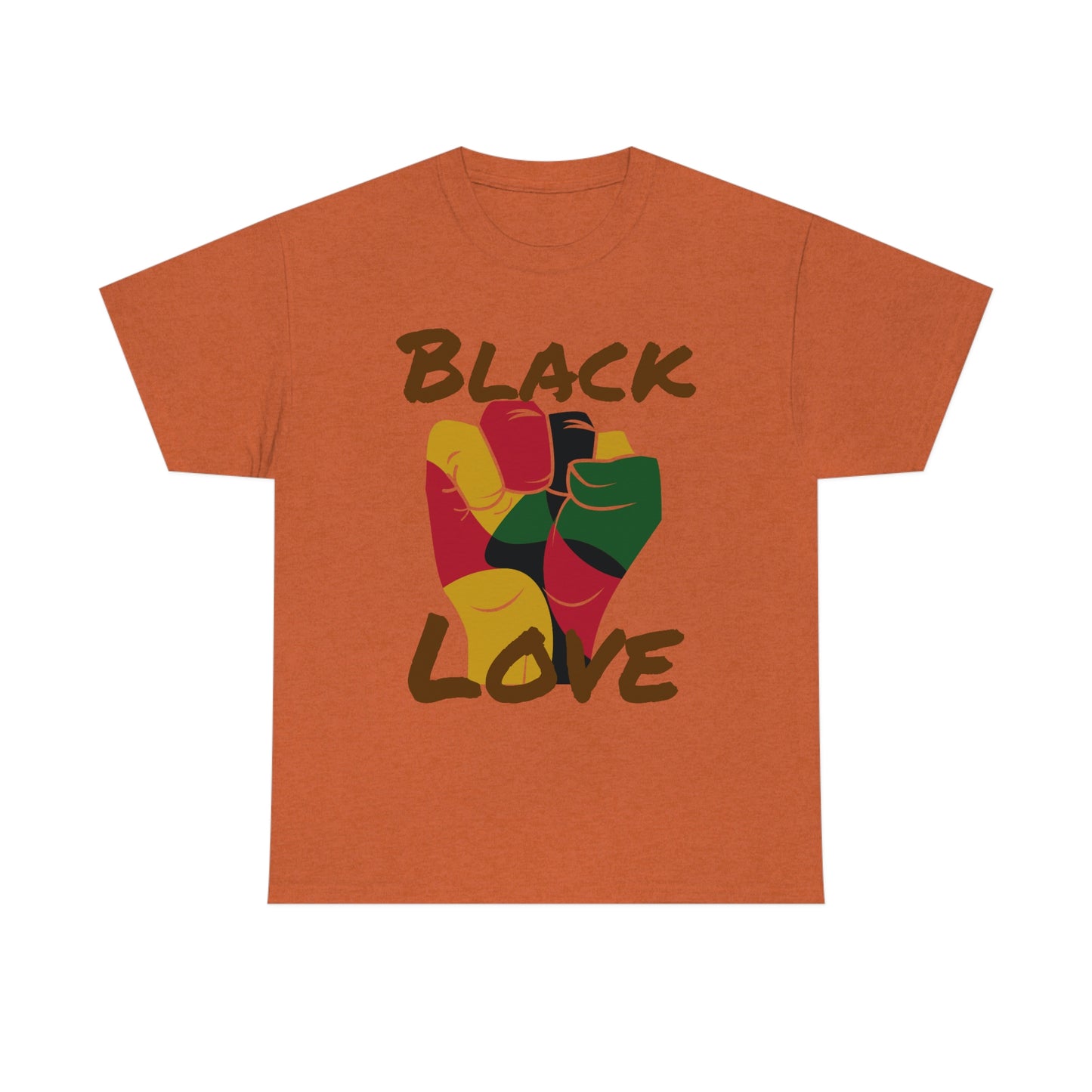 Royael Drip Black Love Unisex Cotton Tee