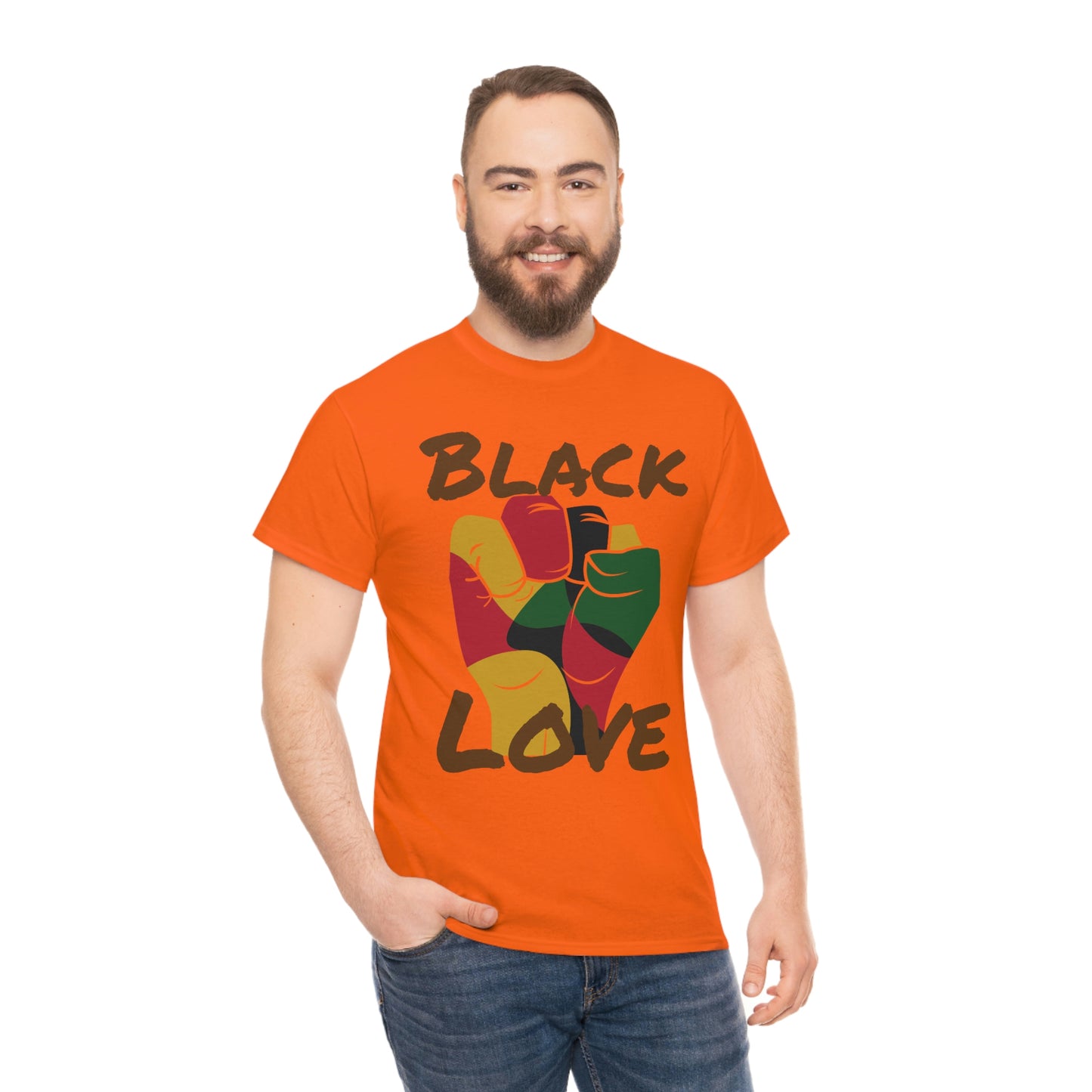 Royael Drip Black Love Unisex Cotton Tee