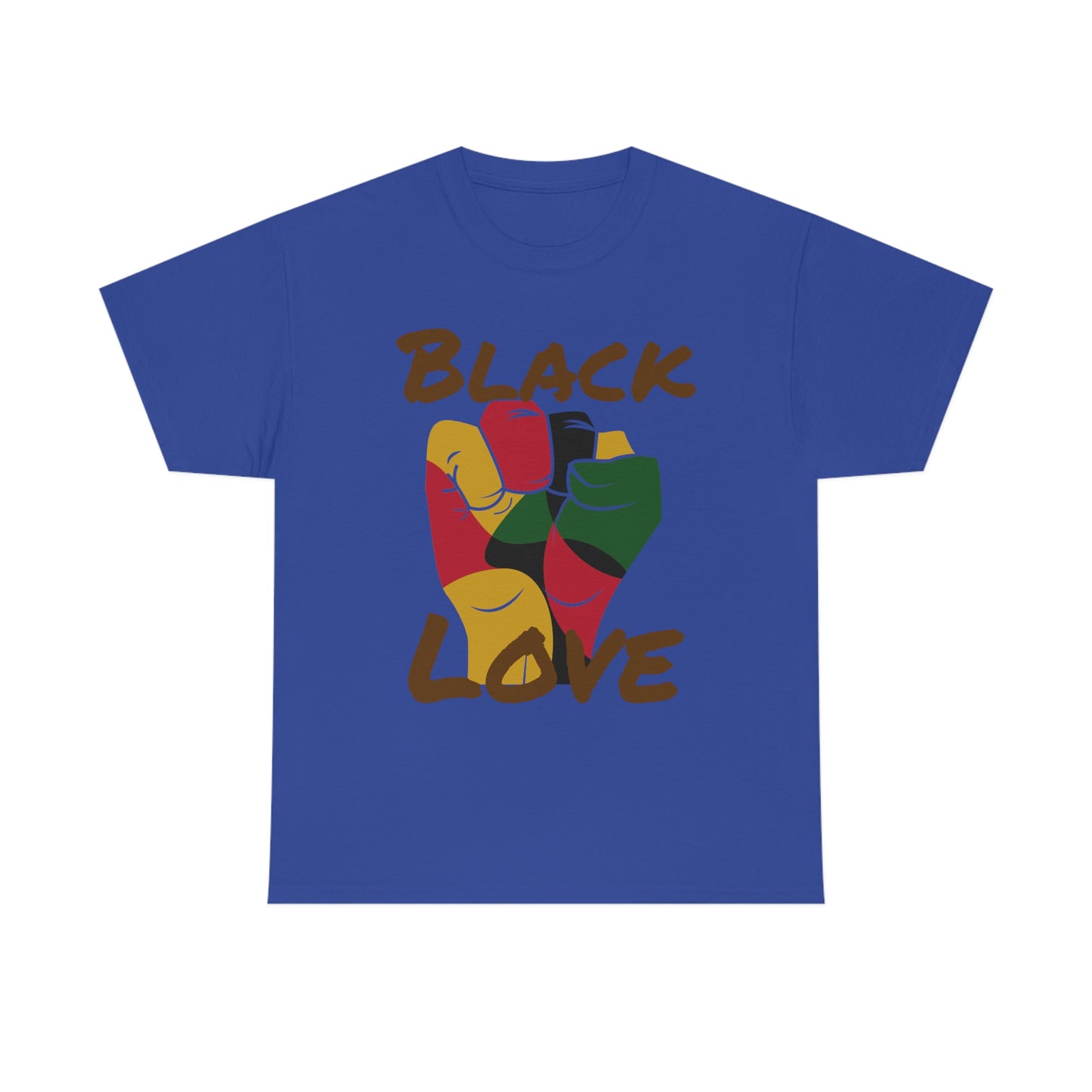 Royael Drip Black Love Unisex Cotton Tee