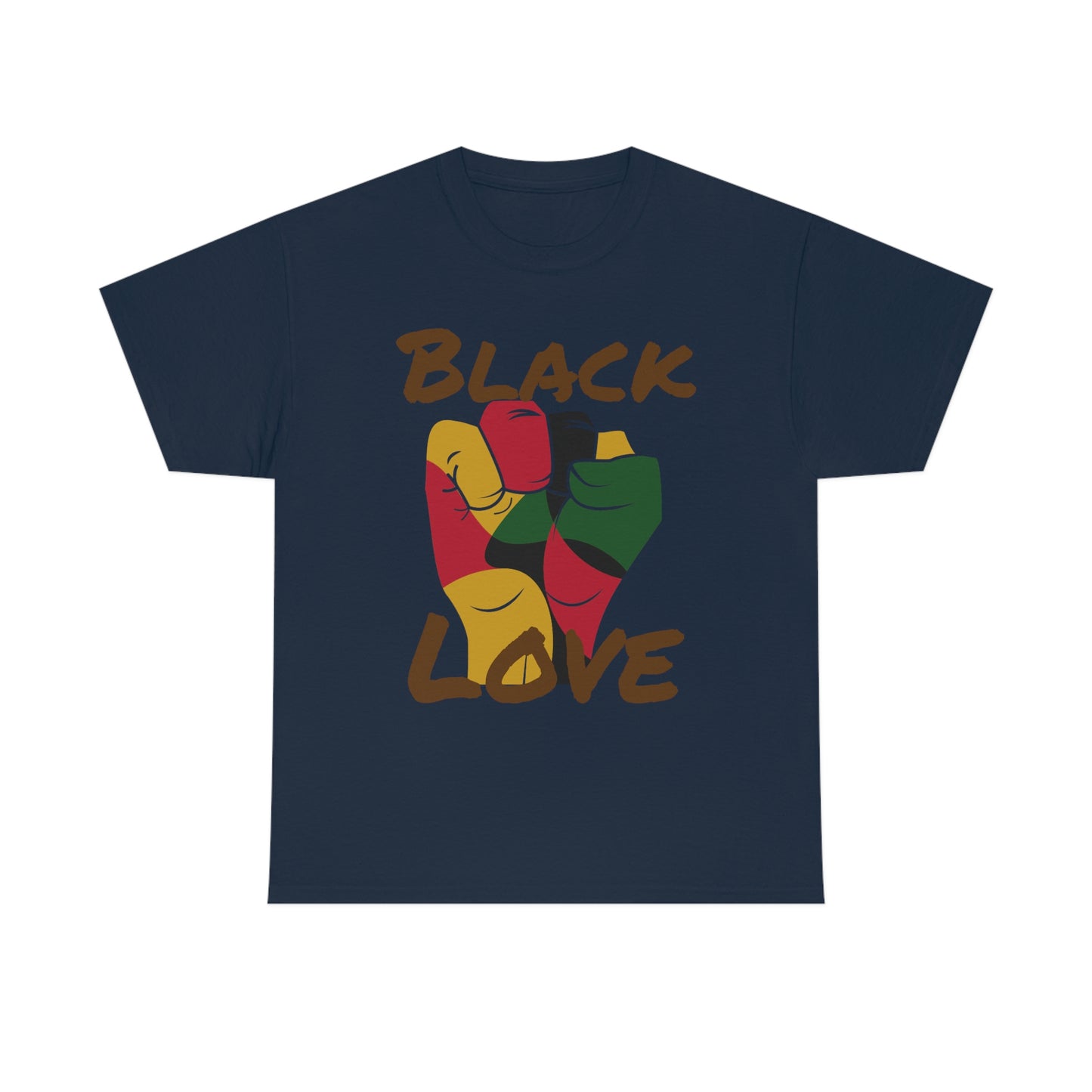 Royael Drip Black Love Unisex Cotton Tee