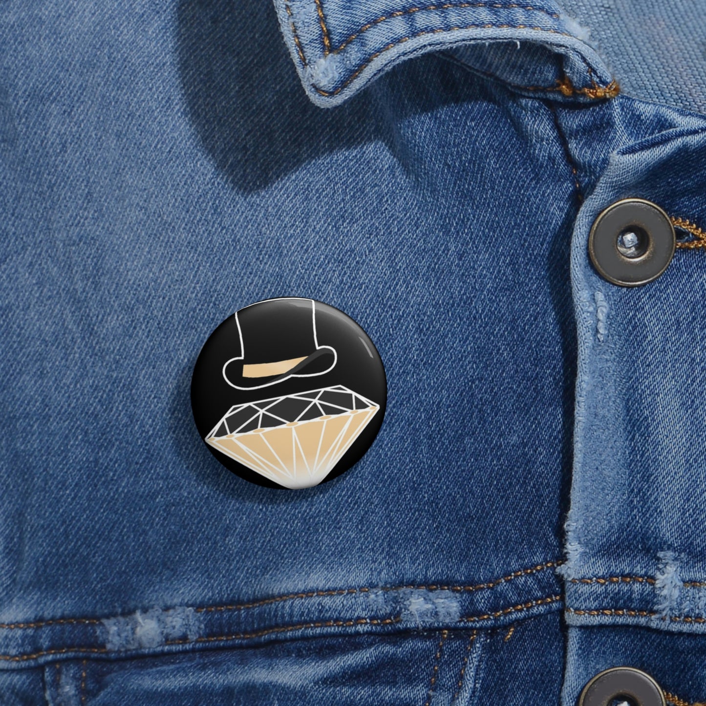 FootLights Pride Custom Pin Buttons