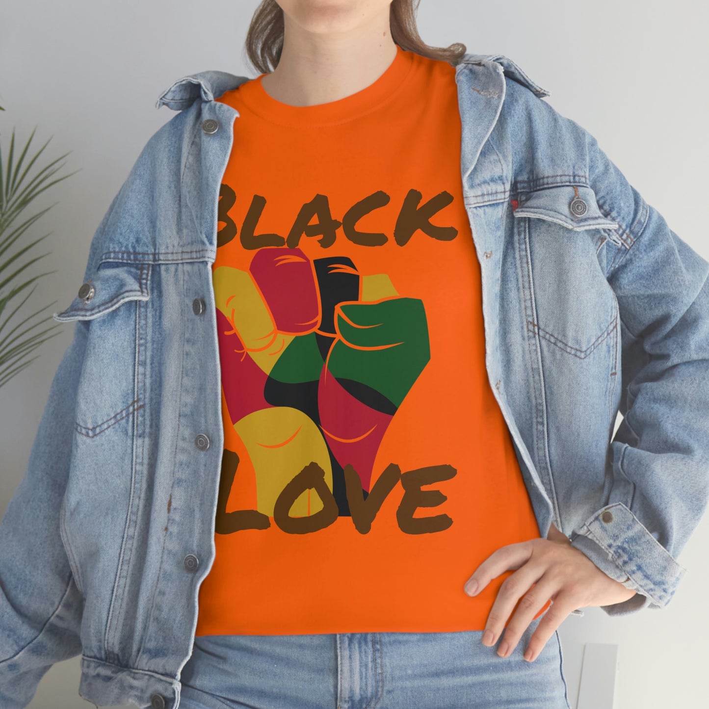 Royael Drip Black Love Unisex Cotton Tee