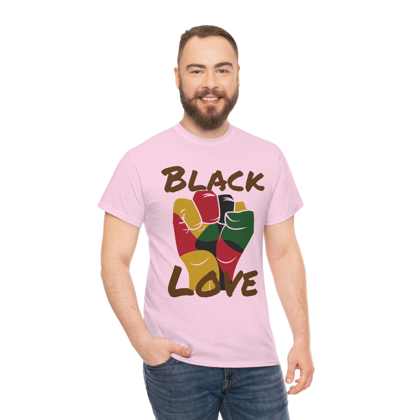 Royael Drip Black Love Unisex Cotton Tee