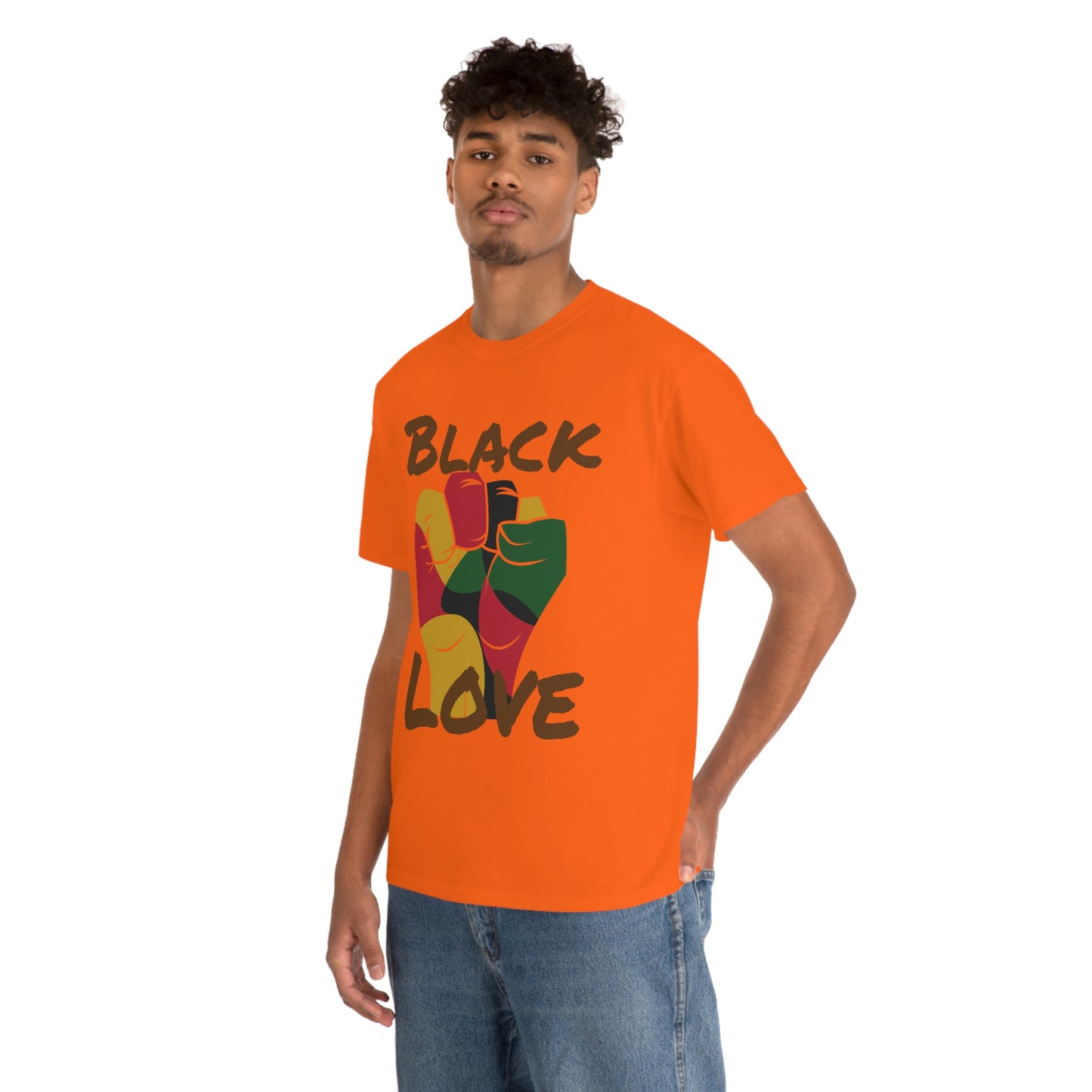 Royael Drip Black Love Unisex Cotton Tee