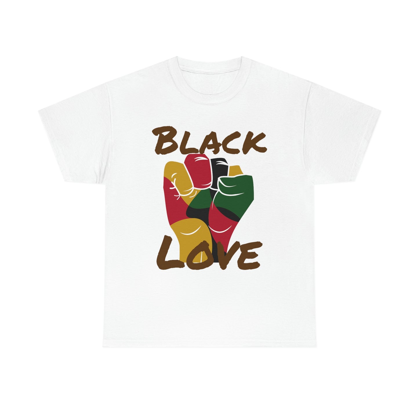 Royael Drip Black Love Unisex Cotton Tee