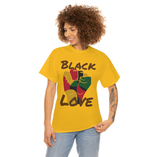 Royael Drip Black Love Unisex Cotton Tee