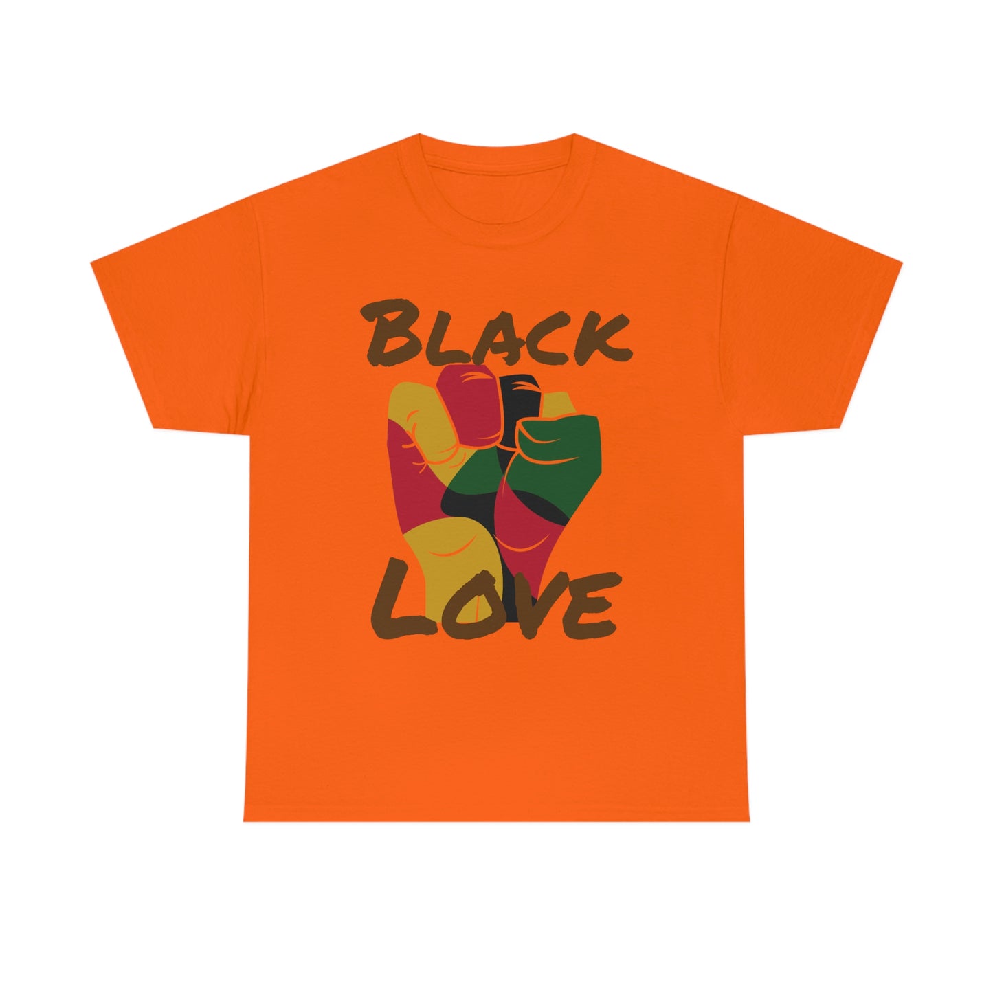 Royael Drip Black Love Unisex Cotton Tee