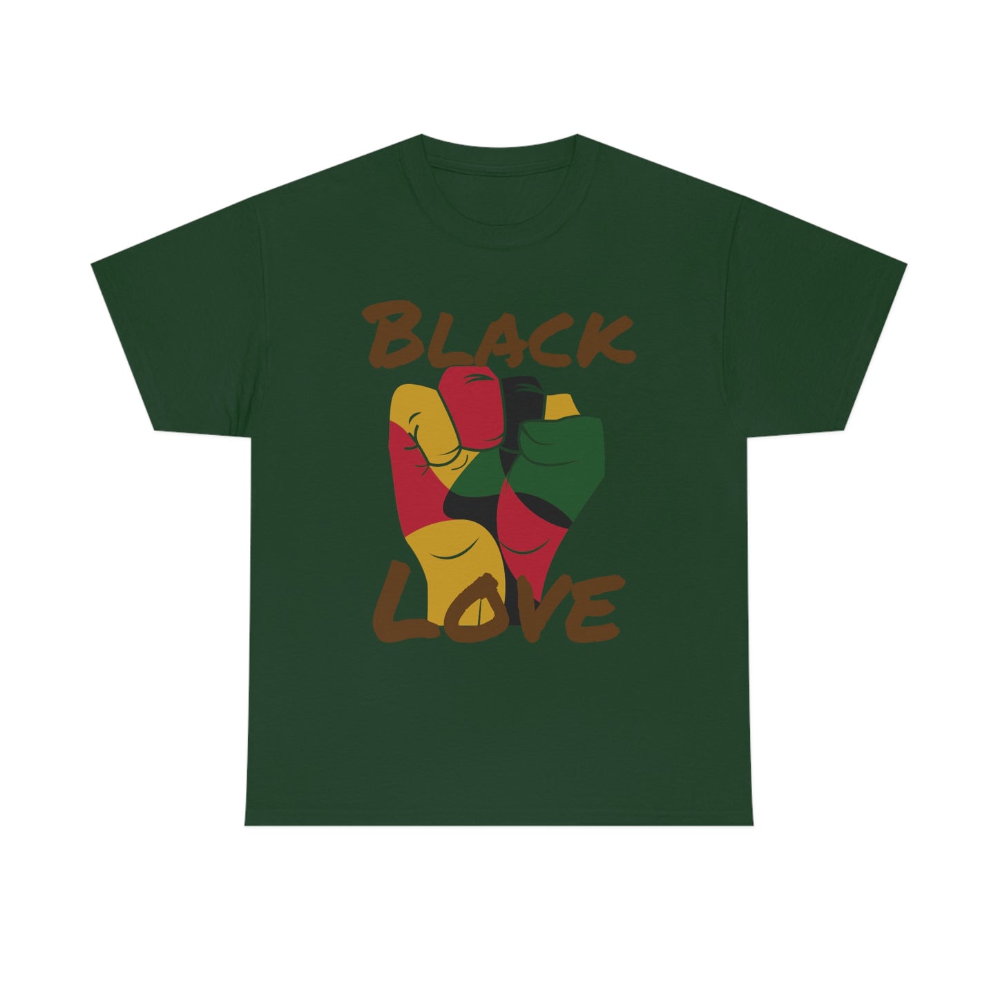 Royael Drip Black Love Unisex Cotton Tee