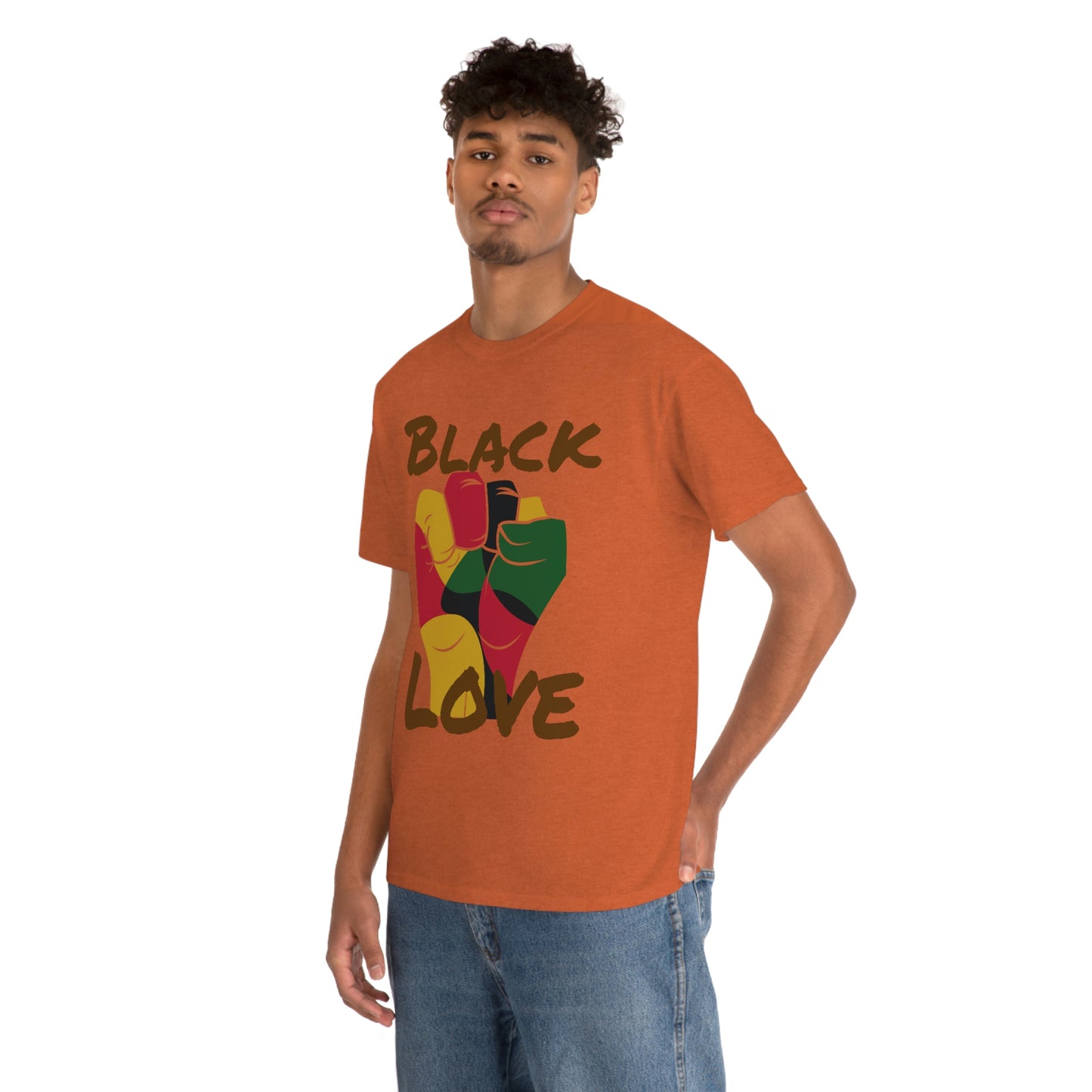 Royael Drip Black Love Unisex Cotton Tee