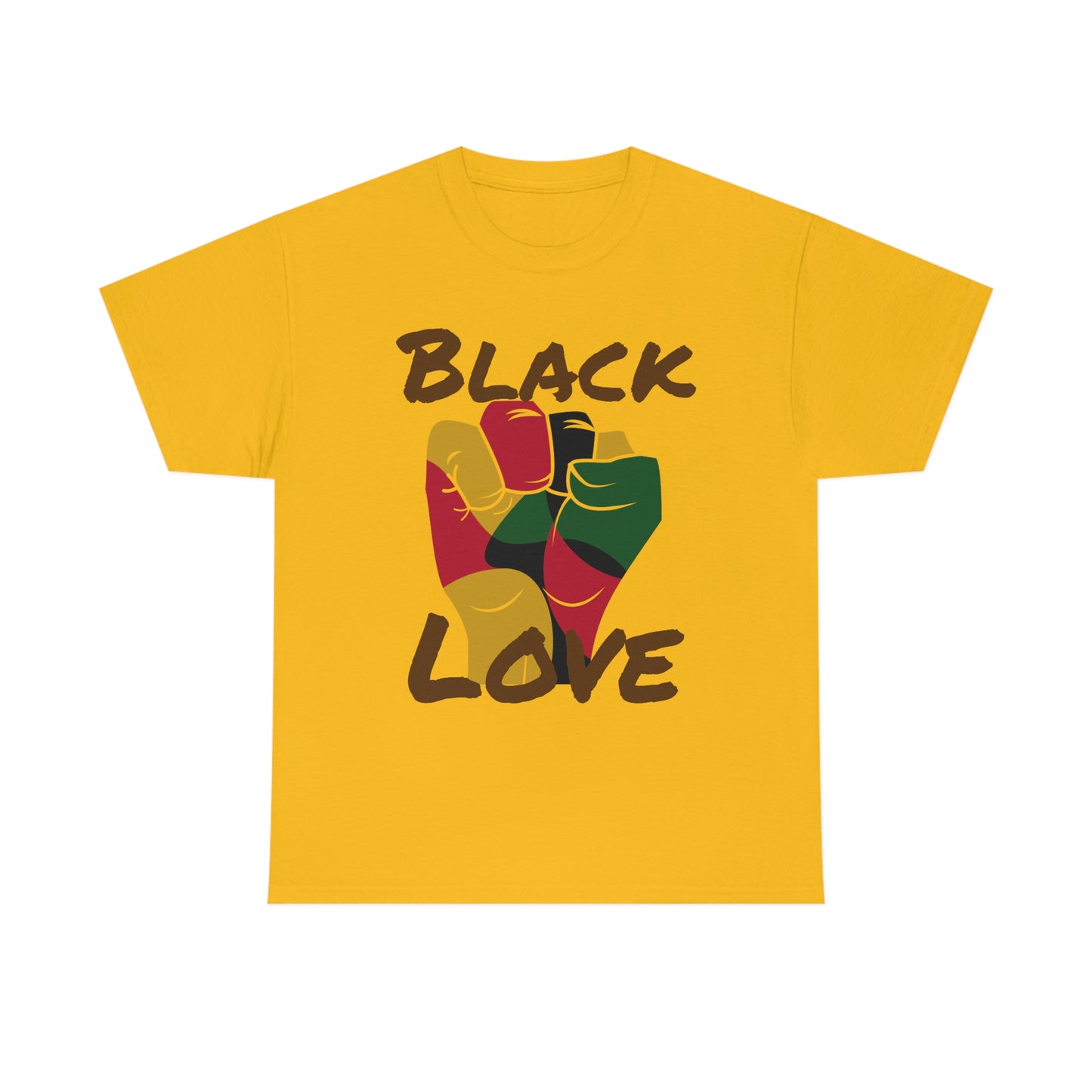 Royael Drip Black Love Unisex Cotton Tee