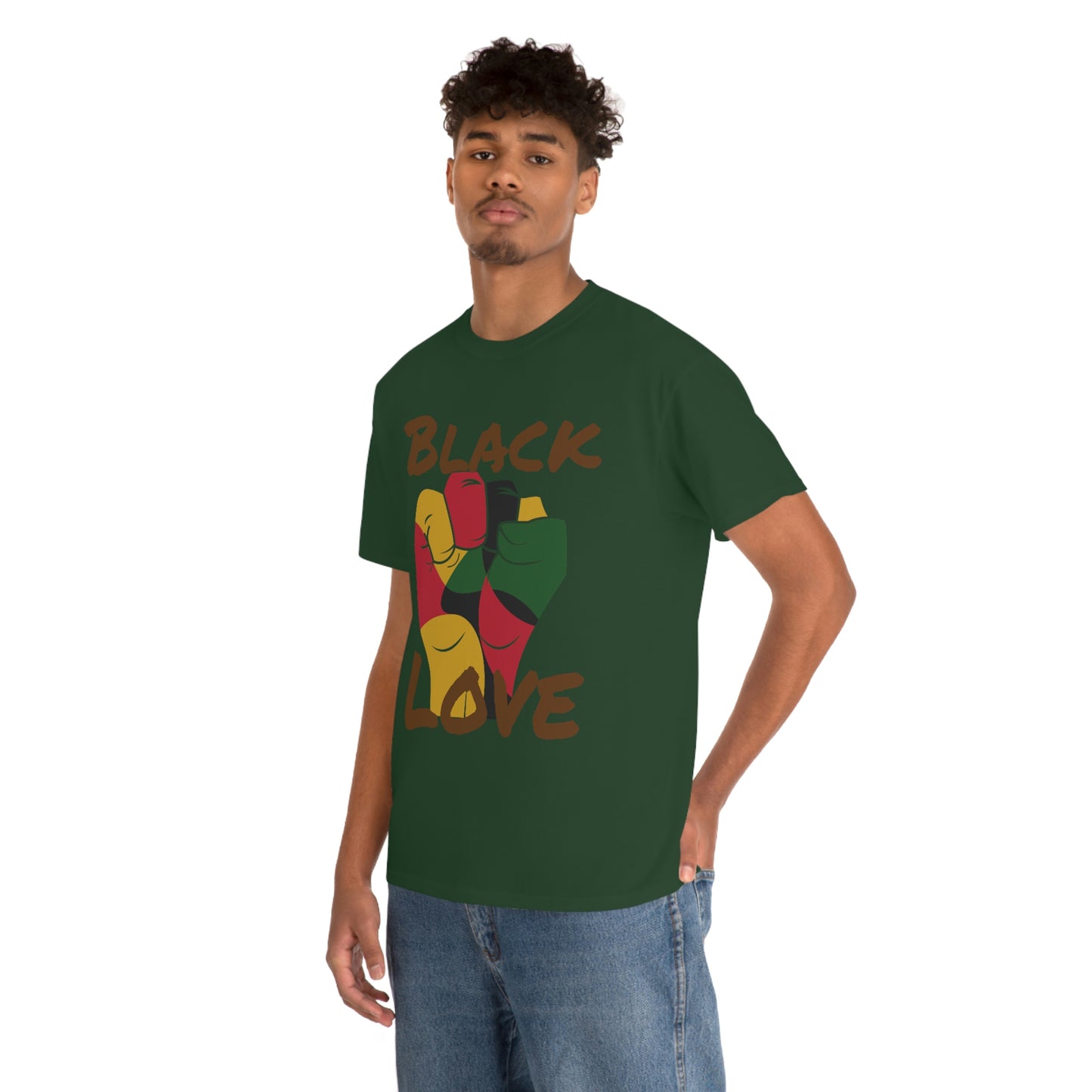 Royael Drip Black Love Unisex Cotton Tee